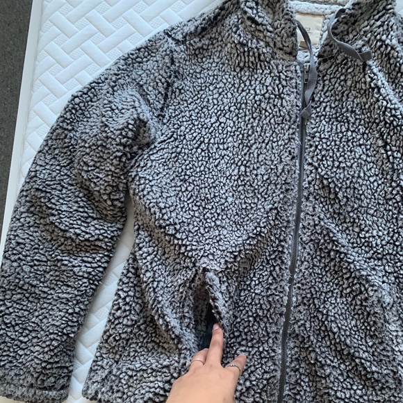thread & supply sherpa zip up jacket - Picture 2 of 3